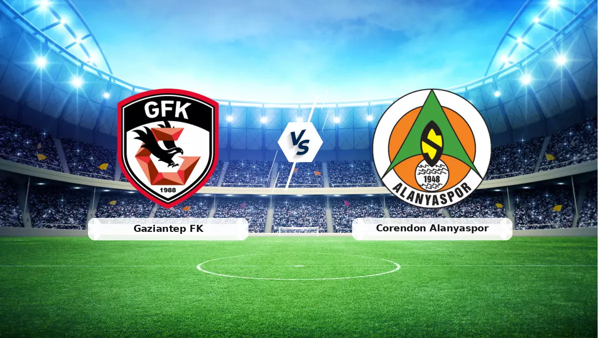 Kamuoyunu yakından ilgilendiren bu haberde, Gaziantep FK – Corendon Alanyaspor: