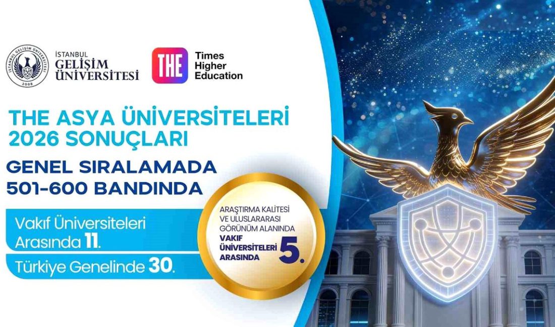 Yapılan açıklamalar doğrultusunda, Küresel Başarı: İGÜ’nün THE Asya 2026 Sıralamasındaki