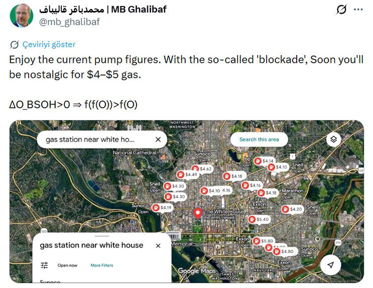 Gündeme gelen son gelişmelere göre, ABD Ablukası İran’ı Vuruyor: Benzin