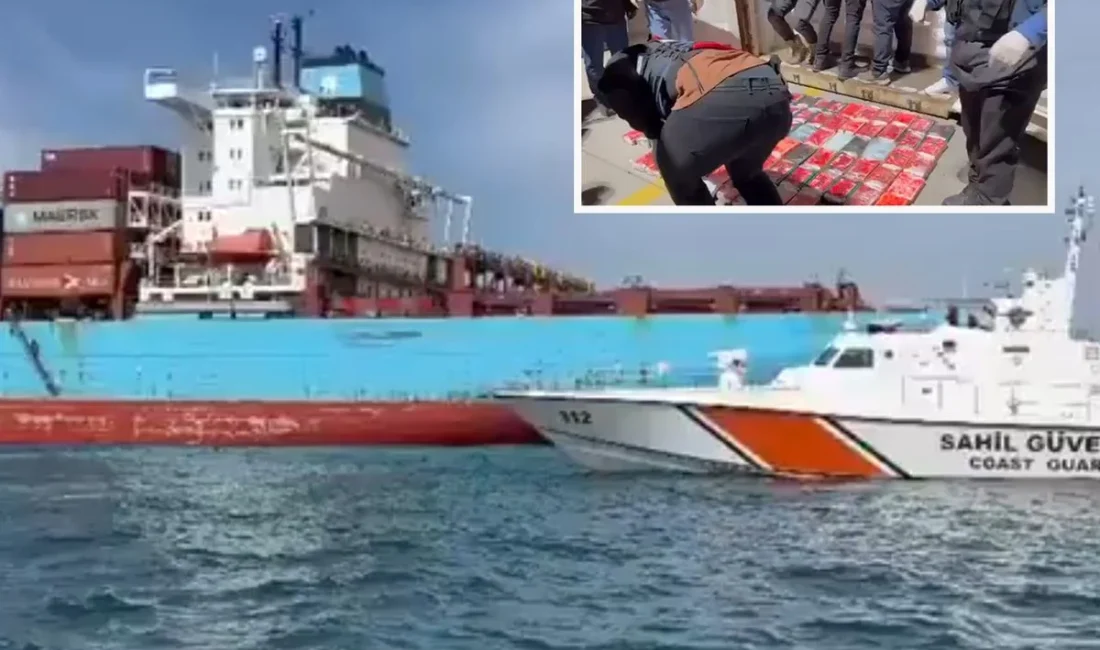 Yetkili kaynaklardan gelen bilgilere göre, İstanbul Açıklarında 106 Kilo Kokain