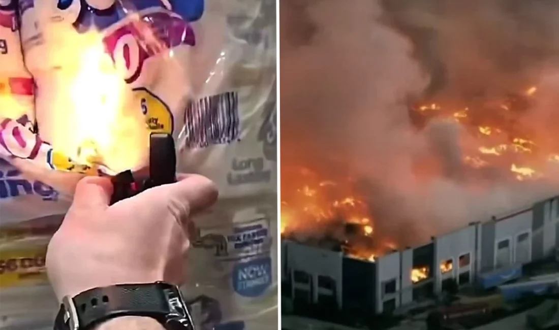 Gündeme gelen son gelişmelere göre, Dev Tesis Alevlere Teslim Oldu