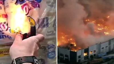 Gündeme gelen son gelişmelere göre, Dev Tesis Alevlere Teslim Oldu