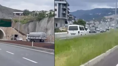 Kamuoyunu yakından ilgilendiren bu haberde, Mahmutlar-Oba Yolu’nda Ters Yönde Araç