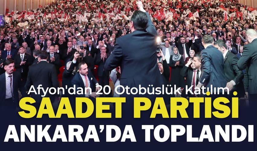 Merakla takip edilen bu gelişmede, Saadet Partisi Afyonkarahisar İl Başkanlığı,