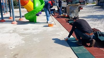 Son dakika bilgilerine göre, Sandıklı’da Park ve Peyzaj Çalışmaları Tamamlandı