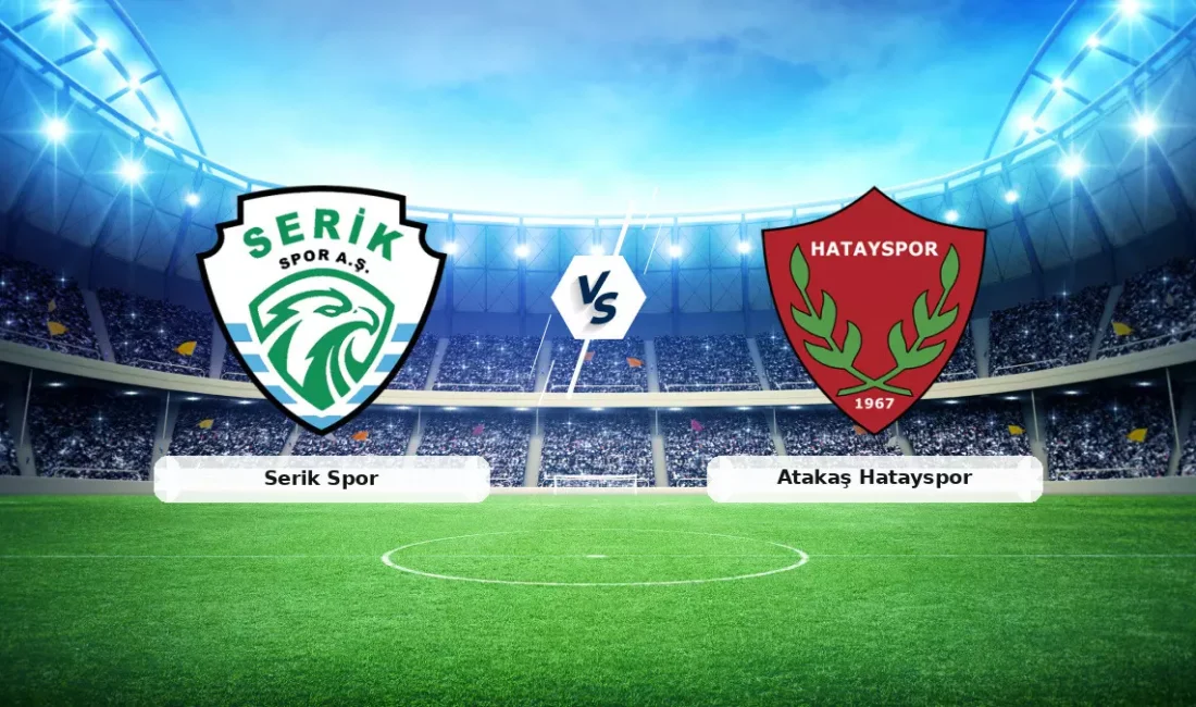 Tüm gözlerin çevrildiği bu gelişmede, Serik Spor Ev Sahibinde Atakaş