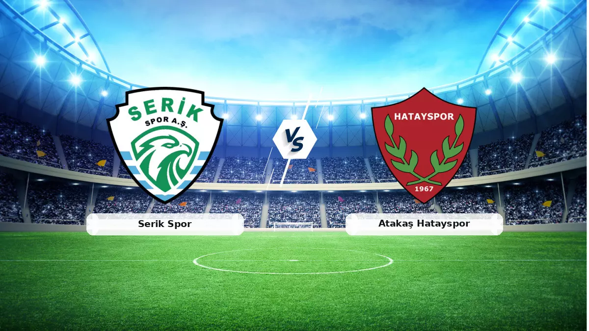 Tüm gözlerin çevrildiği bu gelişmede, Serik Spor Ev Sahibinde Atakaş