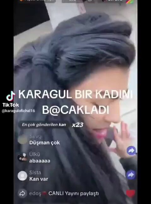 Merakla takip edilen bu gelişmede, Sosyal Medya Canlı Yayınında Şiddet