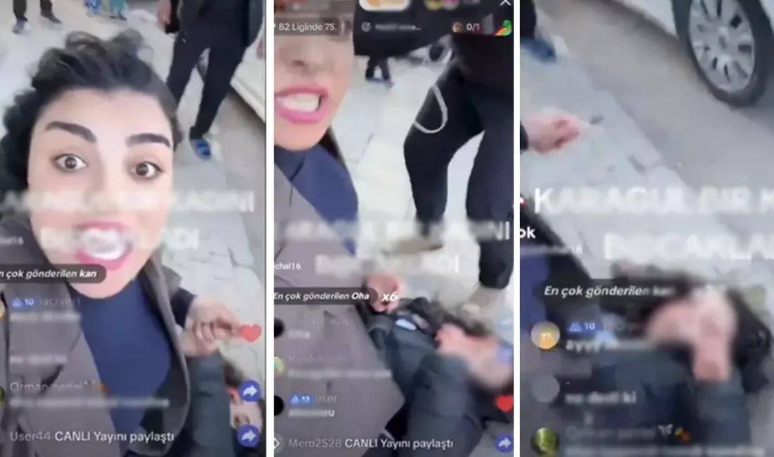Yapılan açıklamalar doğrultusunda, Sokak ortasında yaşanan dehşet anları TikTok fenomeni