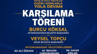Son dakika bilgilerine göre, Afyonkarahisar’da Siyasi Hareketlilik: İki Belediye Başkanı