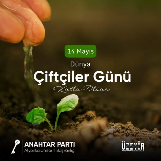 Afyonkarahisar’dan Dünya Çiftçiler Günü Mesajı: “Çiftçimiz Milletimizin Gücüdür” Kamuoyunu yakından ilgilendiren bu haberde, Afyonkarahisar’dan çiftçilere anlamlı kutlama Anahtar