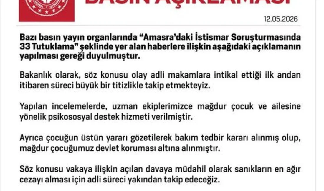Kamuoyunu yakından ilgilendiren bu haberde, Amasra’da Çocuk İstismarı Soruşturması: 33