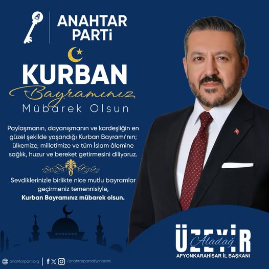 Merakla takip edilen bu gelişmede, Afyonkarahisar’da siyasi partiden bayram vurgusu.