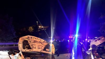 Burdur’un Bucak ilçesinde meydana gelen feci zincirleme trafik kazasında ilk