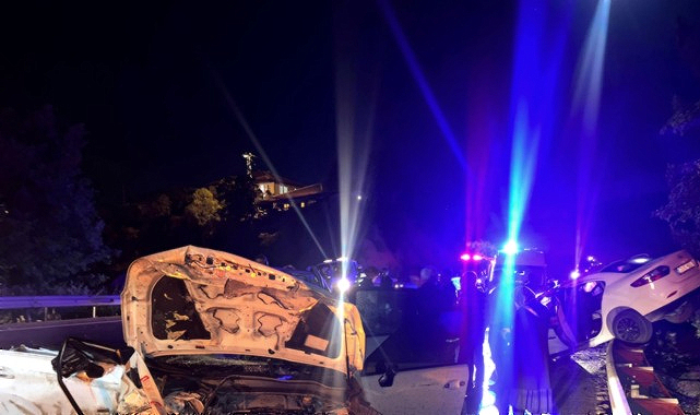 Burdur’un Bucak ilçesinde meydana gelen feci zincirleme trafik kazasında ilk