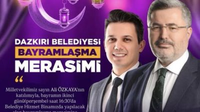 Kamuoyunu yakından ilgilendiren bu haberde, Bolvadin’de Kurban Bayramı Coşkusu Belediye’de
