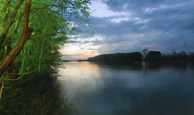 Edirne’de Sarayiçi mevkisinden geçen Tunca Nehri’nde kahreden bir olay meydana
