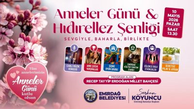 Yapılan açıklamalar doğrultusunda, Emirdağ Belediyesi, Anneler Günü ve Hıdırellez kutlamalarını
