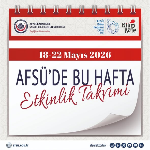 Merakla takip edilen bu gelişmede, Afyonkarahisar Sağlık Bilimleri Üniversitesi (AFSÜ),