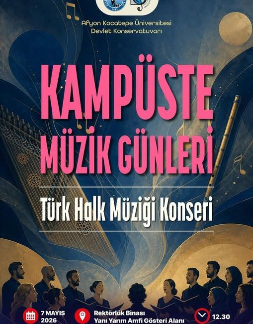 Tüm gözlerin çevrildiği bu gelişmede, Üniversite Kampüsü Müzikle Renklenecek Afyon