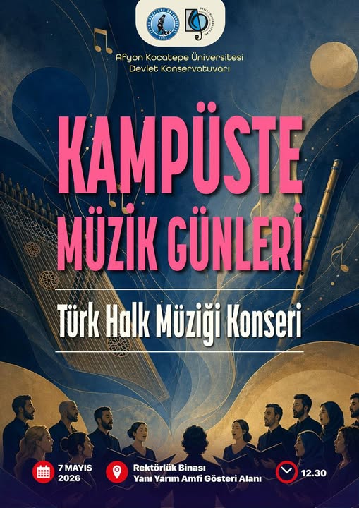 Tüm gözlerin çevrildiği bu gelişmede, Üniversite Kampüsü Müzikle Renklenecek Afyon