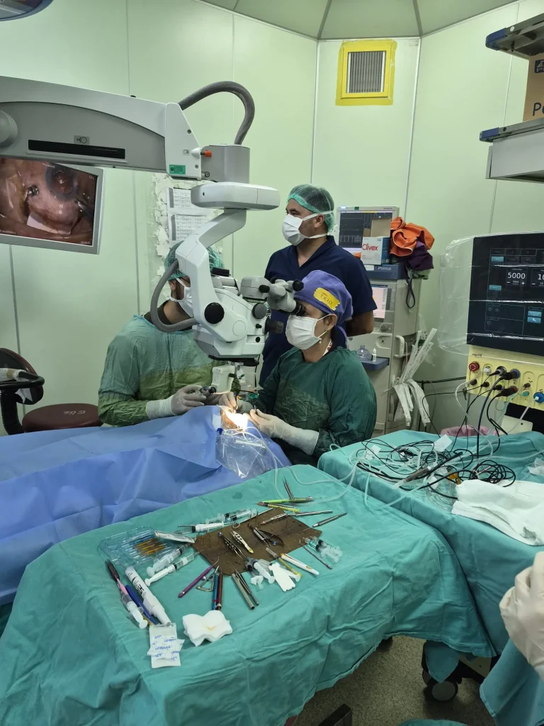 AFSÜ’de Göz Retinası Yırtılması Ameliyatları Hızla Gerçekleştiriliyor