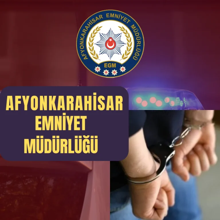 Afyonkarahisar’da Aranan Cinayet Zanlısı Yakalandı