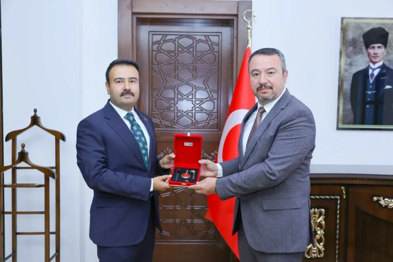 Başkan Öztaş’tan Yeni Kaymakama Ziyaret