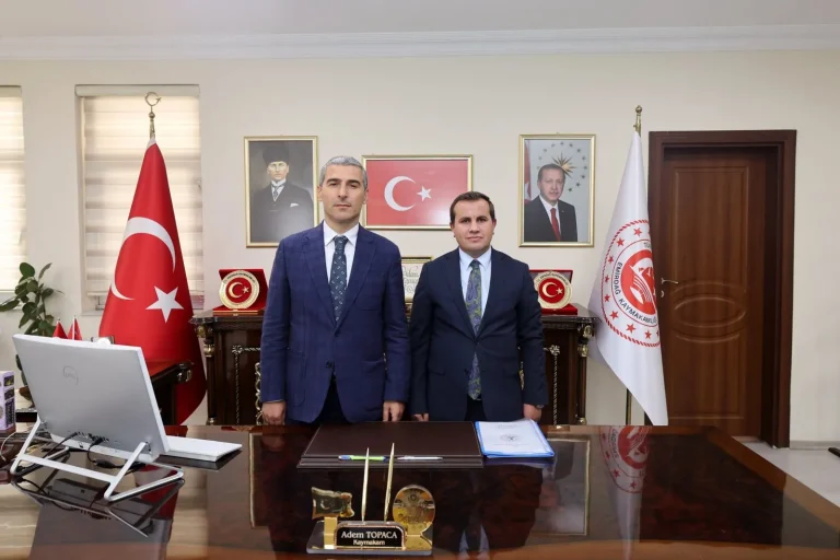 Kaymakam Topaca’ya ‘Hayırlı Olsun’ Ziyareti