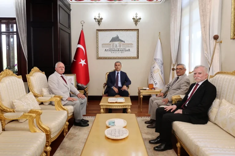 Vali Aktaş’a Ziyaretçi Akını