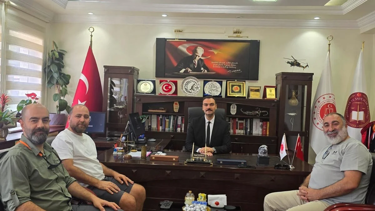 “Susanlar” Dizisinin Yapım Ekibinden Başsavcımız Ozan Uğurlu’ya Ziyaret