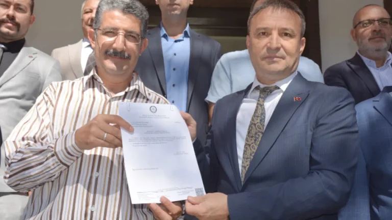 Ahmet Kahveci Mazbatasını Aldı, Yeni Dönem Resmen Başladı