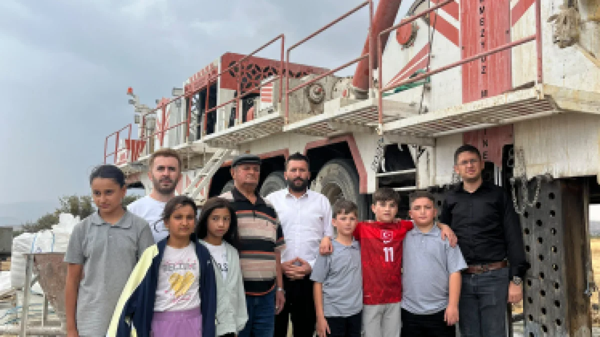 AKHARIM’DA TARİHİ GÜN: JEOTERMAL SICAK SU SONDAJ ÇALIŞMALARI BAŞLADI