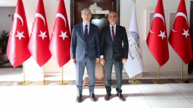 İlimizde Görev Süresi Biten Emniyet Müdürü Ahmet Birtan Erol Vali Aktaş’ı Ziyaret Etti