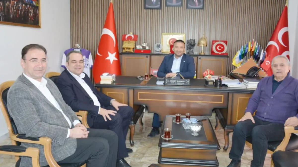 Medya Yöneticileri MHP İl Başkanlığında Bir Araya Geldi