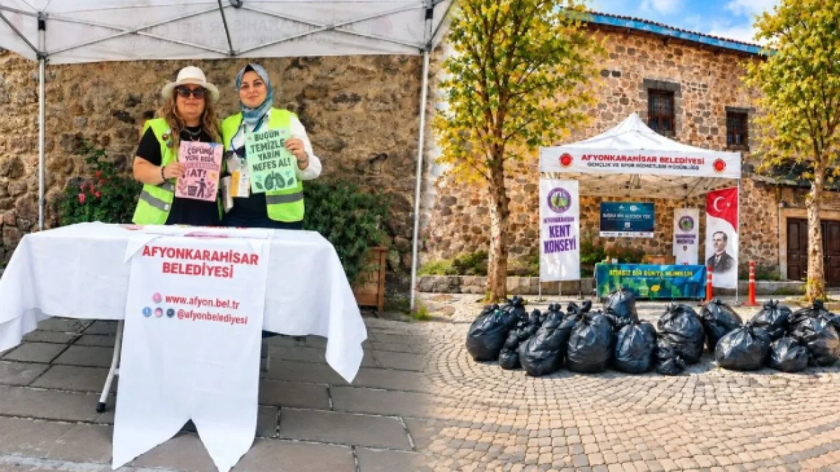 Minik Eller Afyonkarahisar Kalesi İçin Seferber Oldu: Çevre Bilinci İçin Örnek Adım