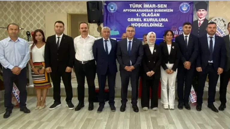 Türk İmar-Sen Afyonkarahisar Şubesi’nin seçimli kuruluş genel kurul toplantısı tamamlandı.