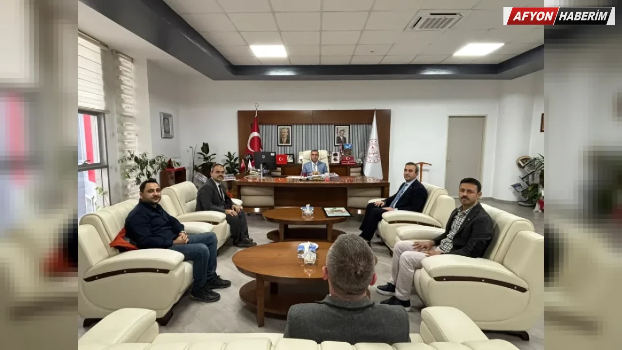İGEDER Temsilcileri Afyonkarahisar İl Milli Eğitim Müdürü Altınkaynak’ı Ziyaret Etti