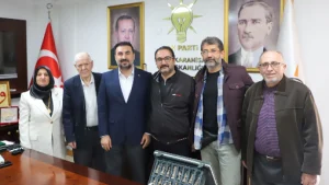 Kültür, Edebiyat ve Yazarlar Derneği’nden AK Parti İl Başkanlığı’na ziyaret