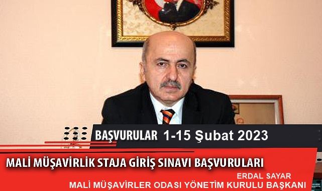 Afyonkarahisar Serbest Muhasebeci Mali Müşavirler Odası (SMMMO) Başkanı Erdal Sayar,