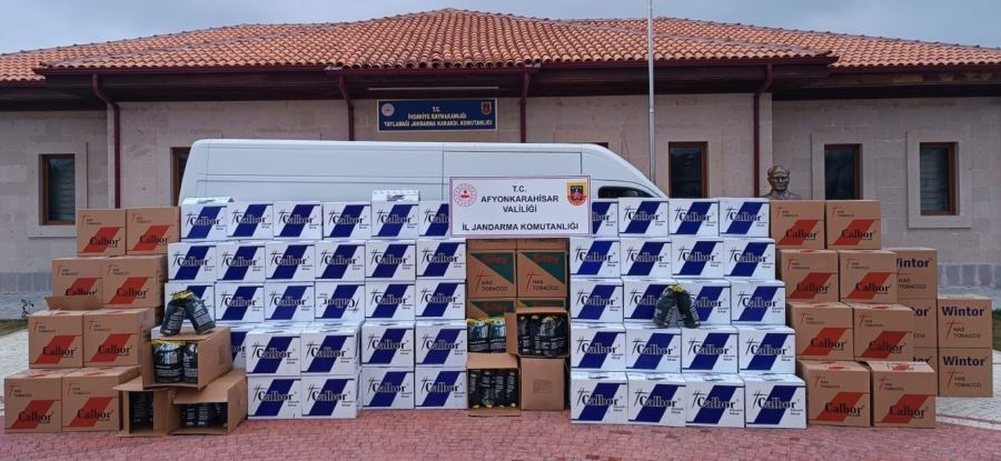 Afyonkarahisar İl Jandarma Komutanlığı ekiplerince düzenlenen yol kontrollerinde piyasa değeri