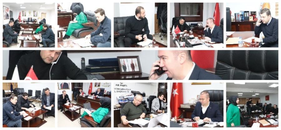 AK Parti Afyonkarahisar İl Başkanlığı dün gecede bu yana 7