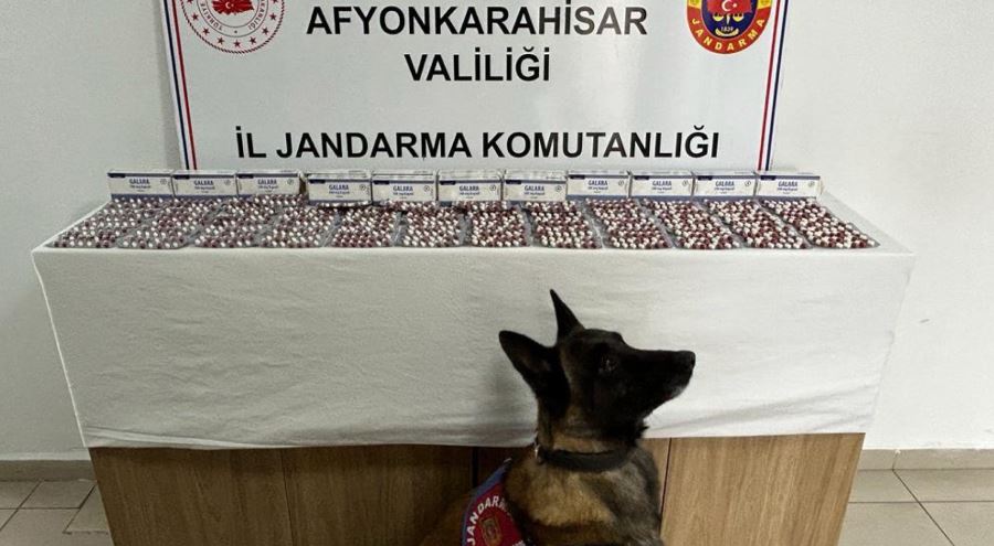 Afyonkarahisar İl Jandarma Komutanlığı ekiplerince suçüstü yakalanan uyuşturucu taciri, tutuklandı.