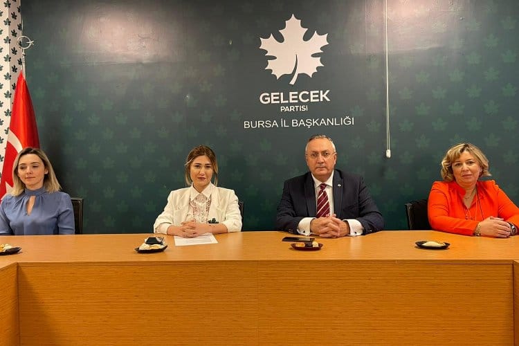 Gelecek Bursa’dan ‘kadına şiddet’ mesajı Gelecek Partisi Bursa İl Kadın Kolları Başkanı Arife Tuğba Çetinkaya,