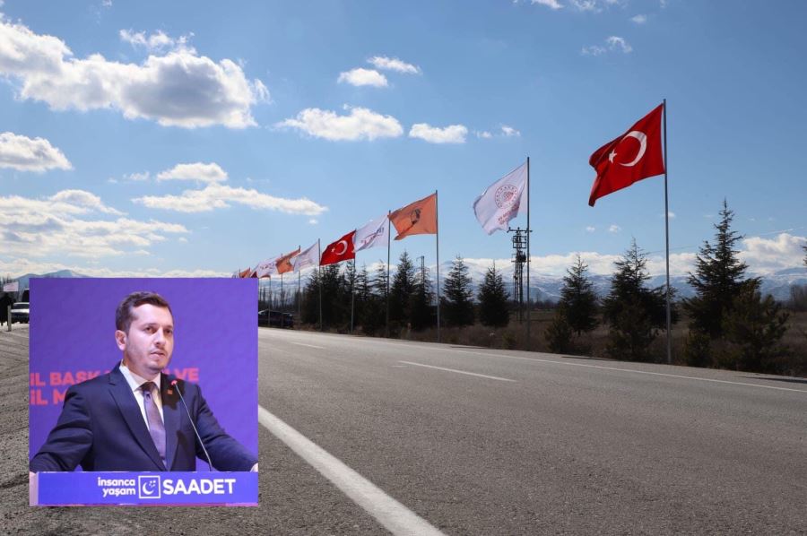 Saadet Partisi Afyonkarahisar İl Başkanı Beytullah Karataş, açılışı yapılan Afyonkarahisar-Şuhut